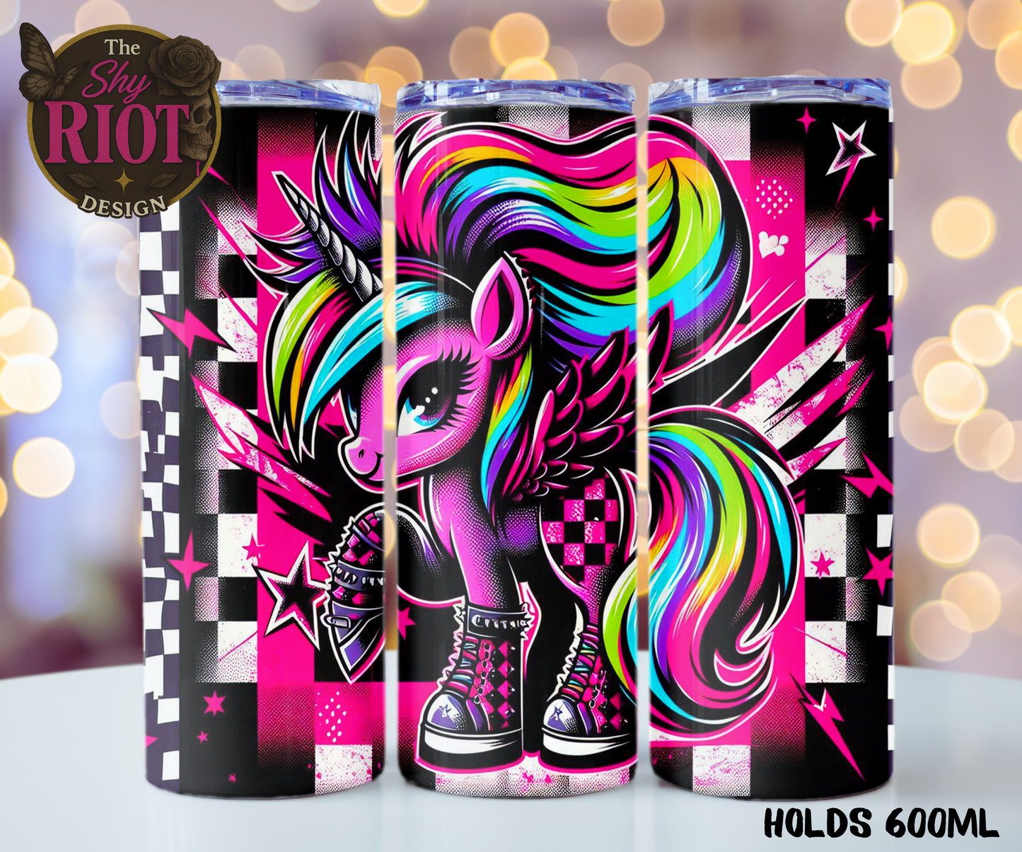 20oz Tumbler - Punk Pony Power