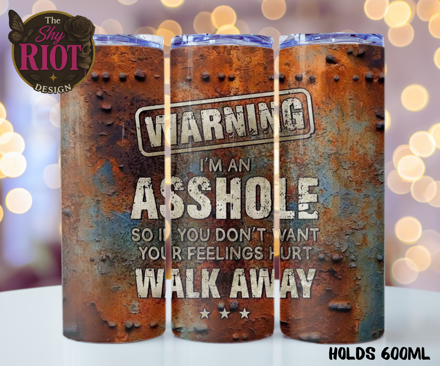 20oz Tumbler - WARNING! I’m an Asshole