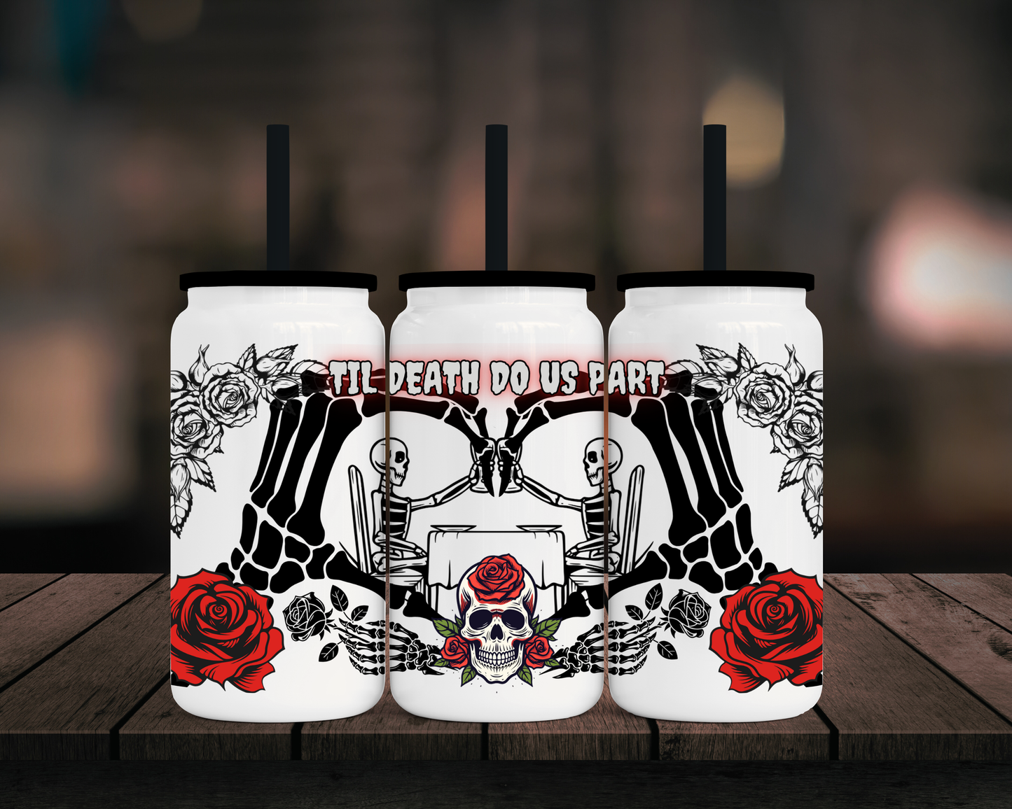 Til Death - 16oz Libbey Stainless Can