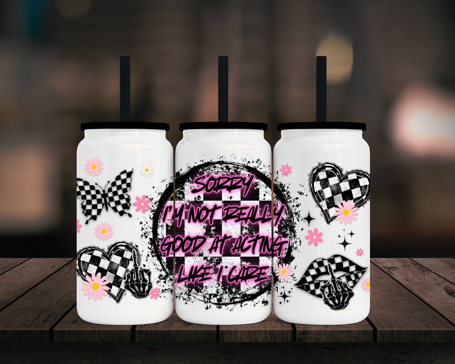 Sorry - 16oz Libbey Stainless Can