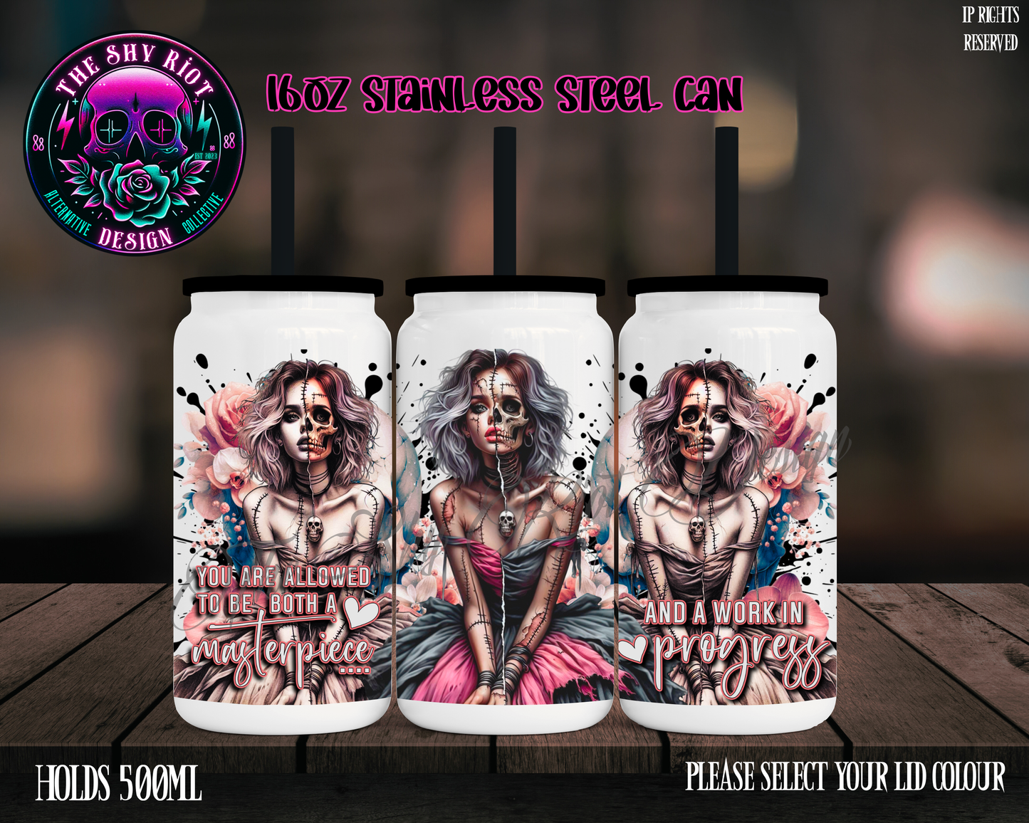 Work In Progress - 16oz Libbey Stainless Can