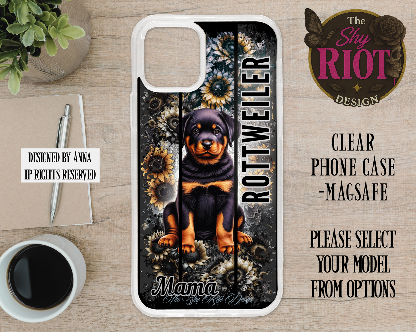 Rottweiler Mama - MagSafe Phone Case