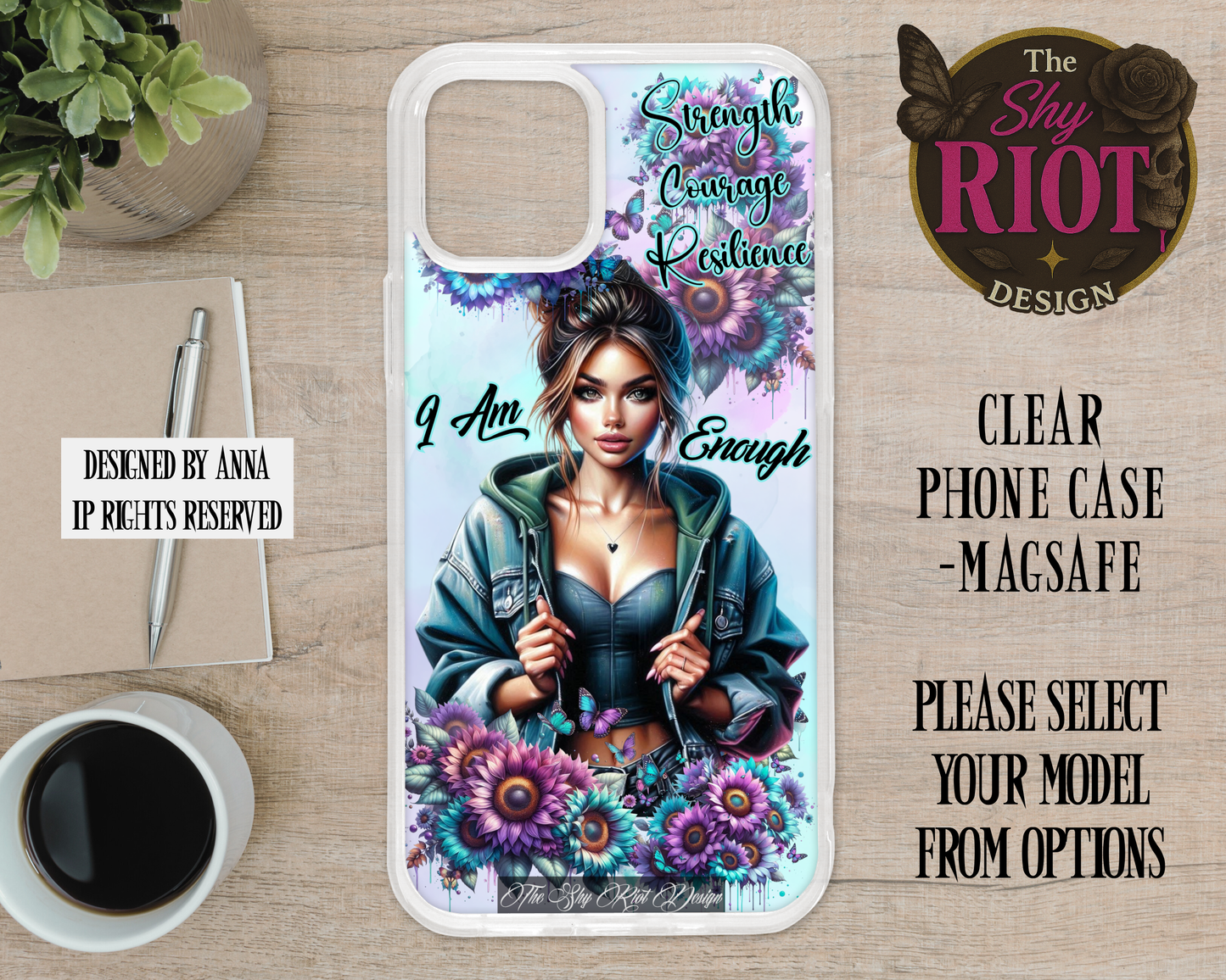 I Am Enough - MagSafe Phone Case