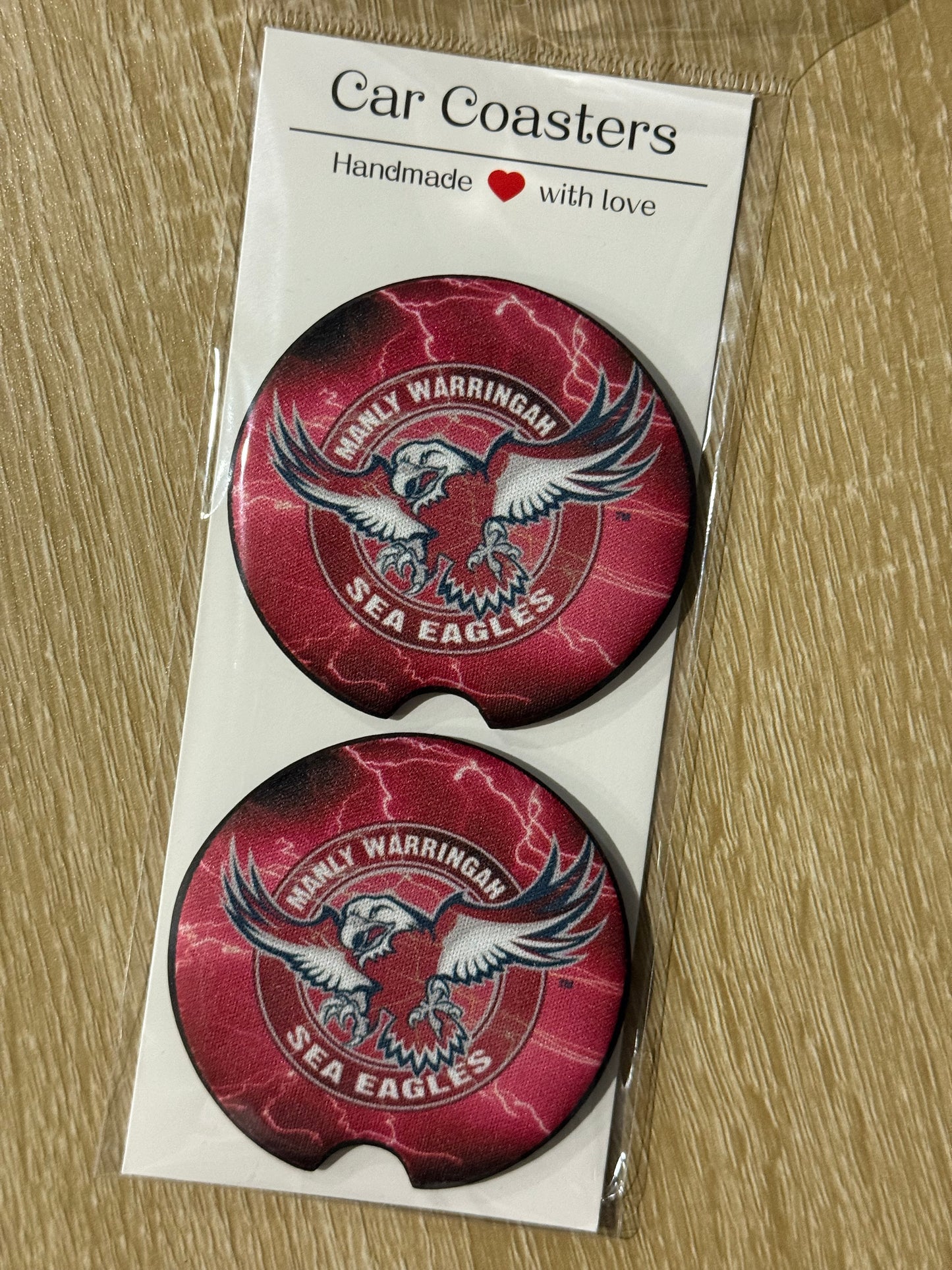 Sea Eagles - Car Coasters