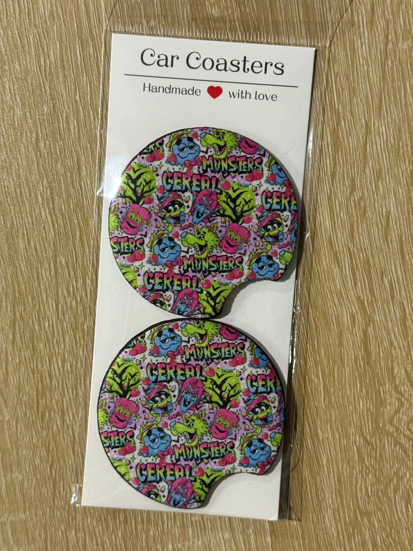 Cereal Munster - Car Coasters