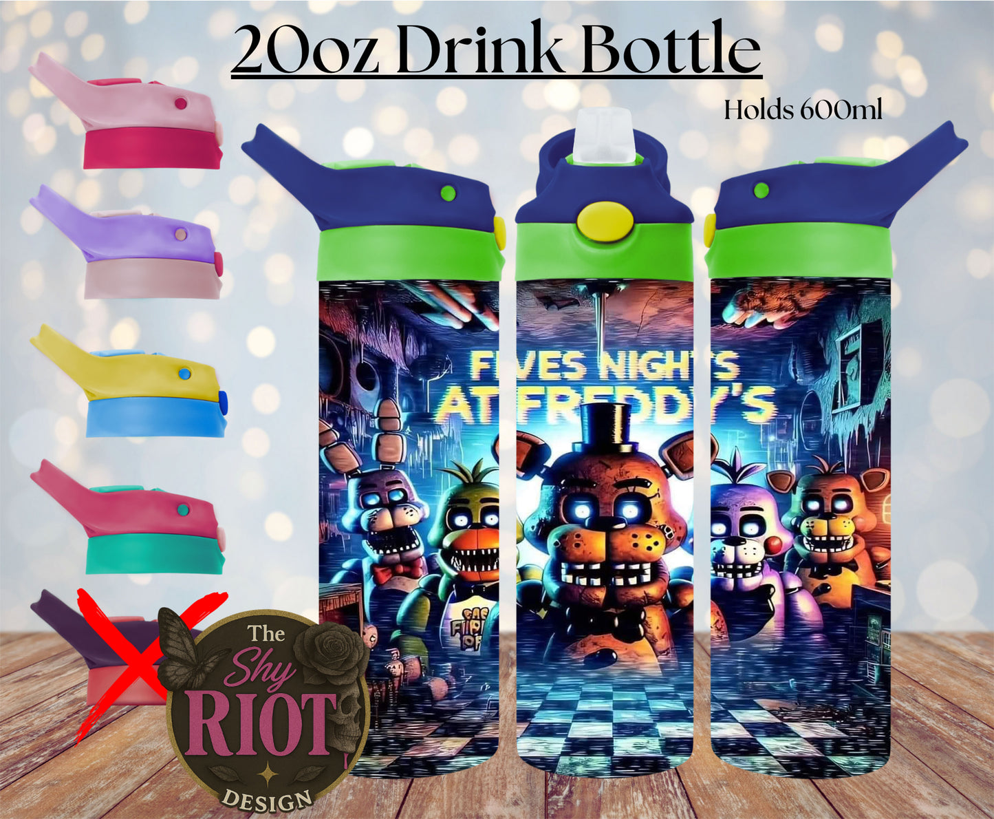 20oz Drink Bottle - Five Nights At Freddy’s