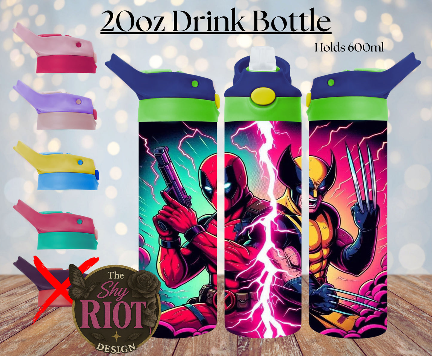 20oz Drink Bottle - Mutant Mayhem