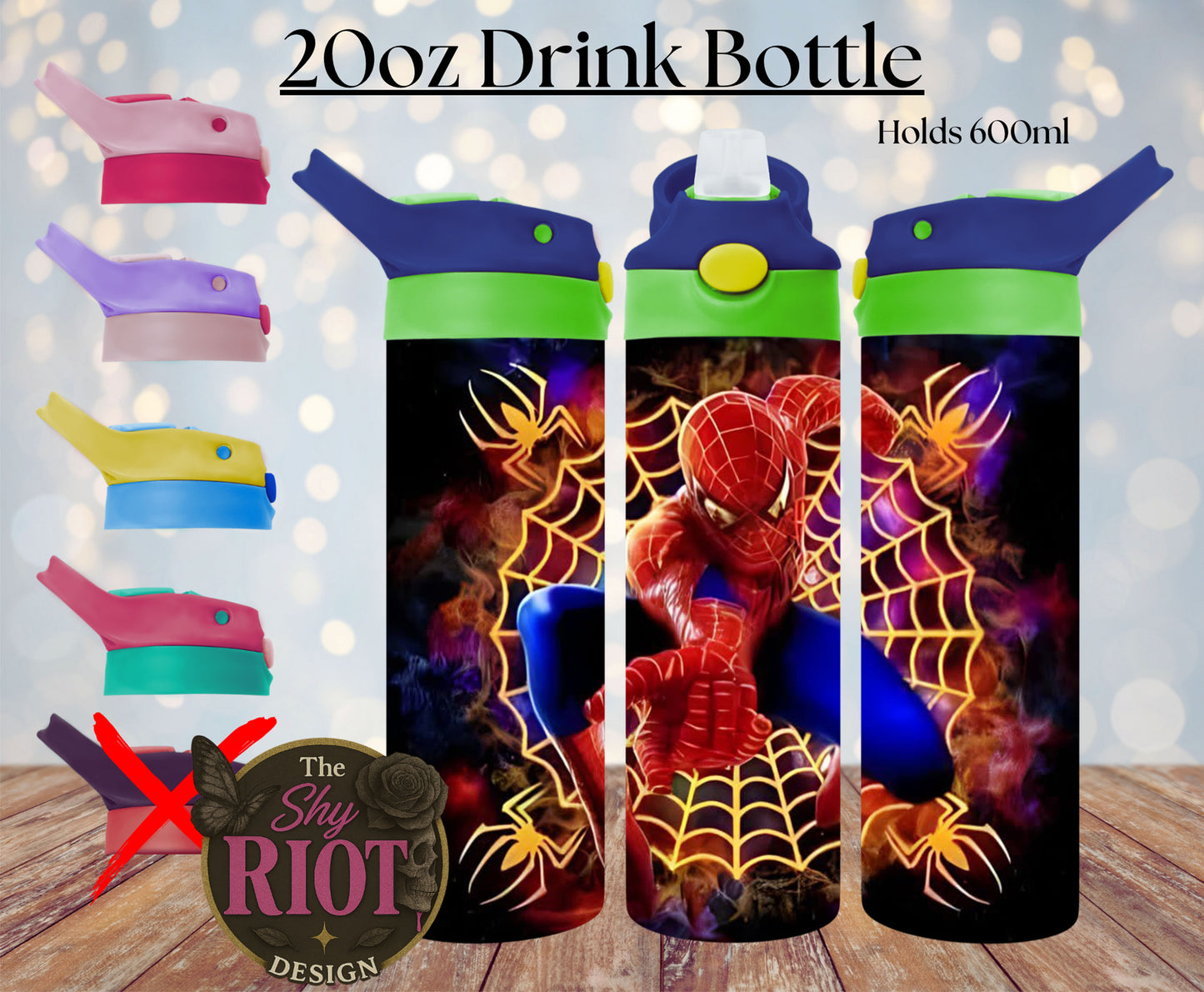 20oz Drink Bottle - Web Slinger Sips