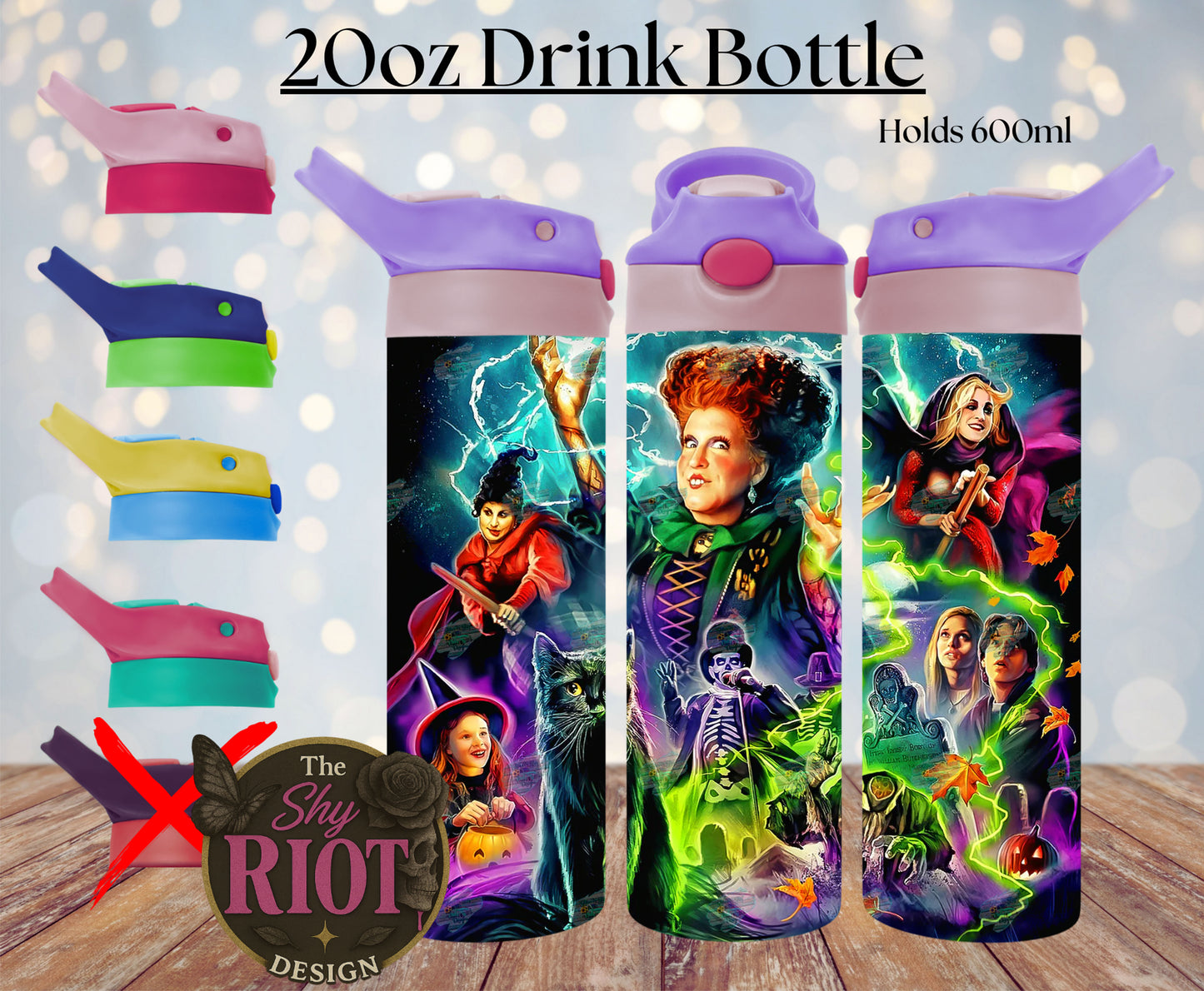 20oz Drink Bottle - Hocus Pocus