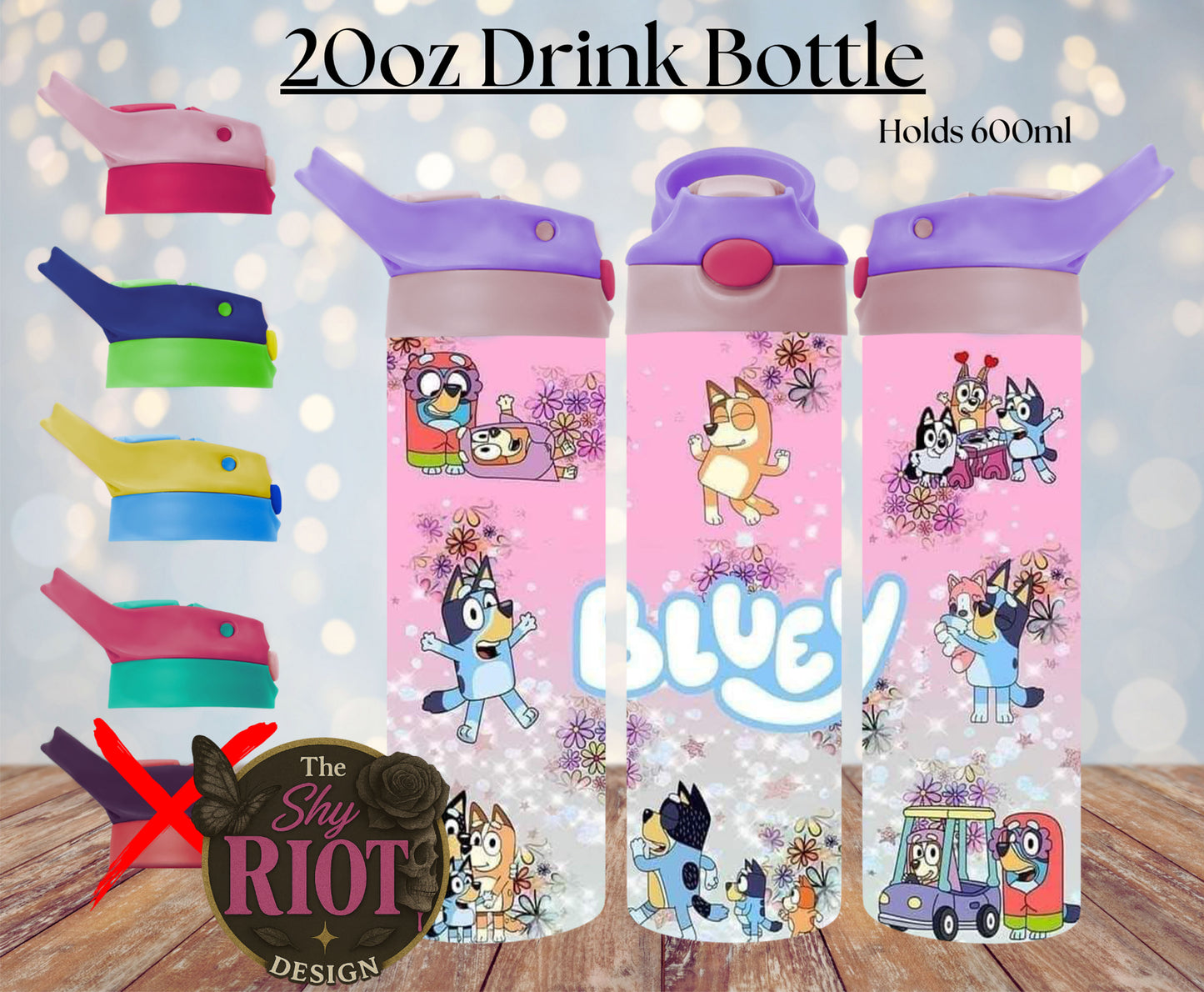 20oz Drink Bottle - Bluey