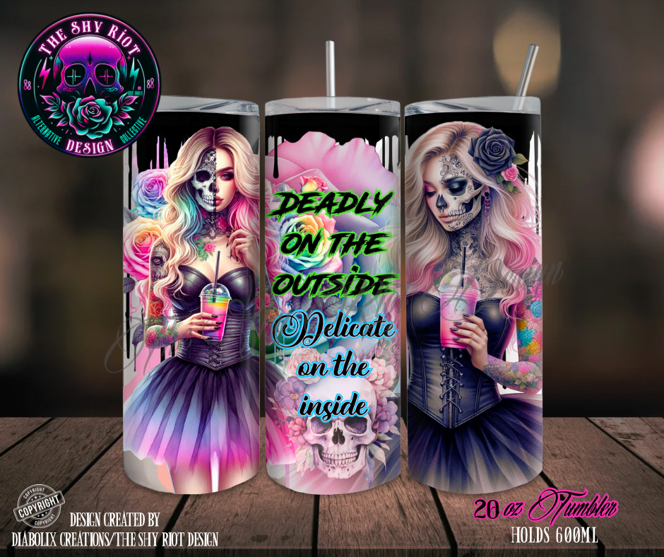20oz Tumbler - Deadly Delicate