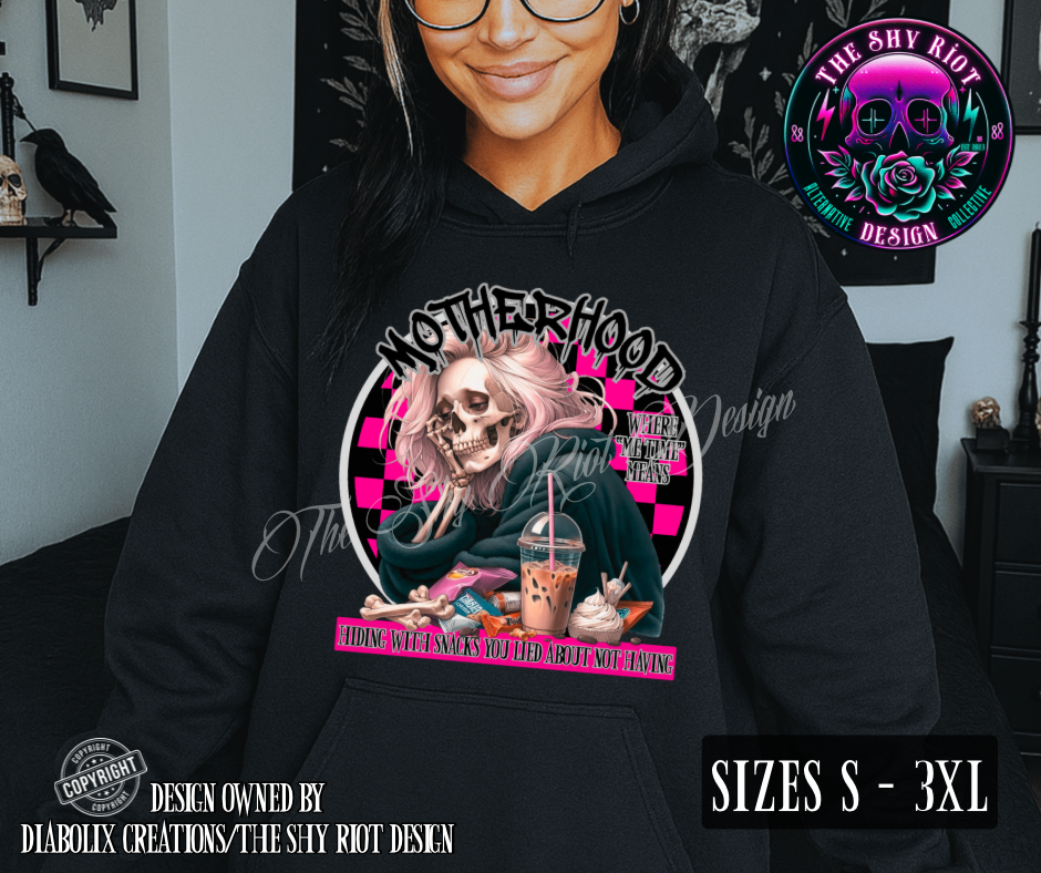Motherhood; Snack Lies - Hoodie