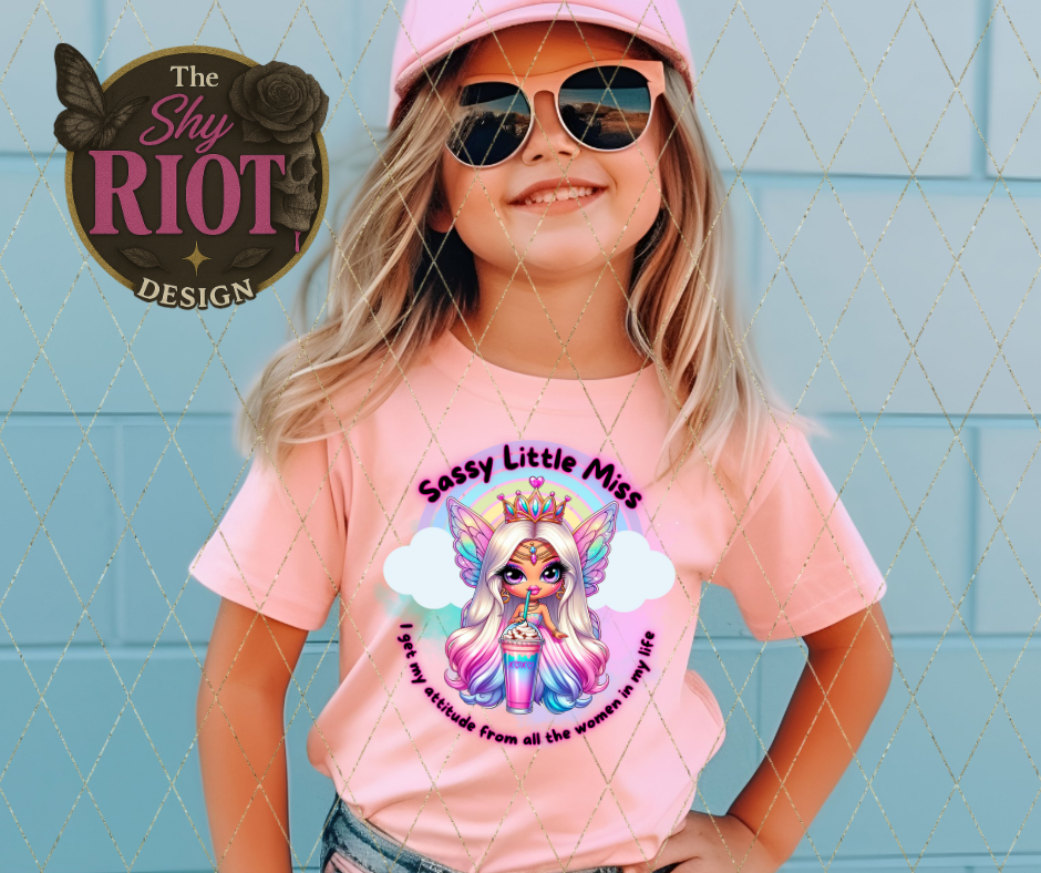 Sassy Little Miss – Certified Mini Queen Edition - Kids Tee (Clearance)