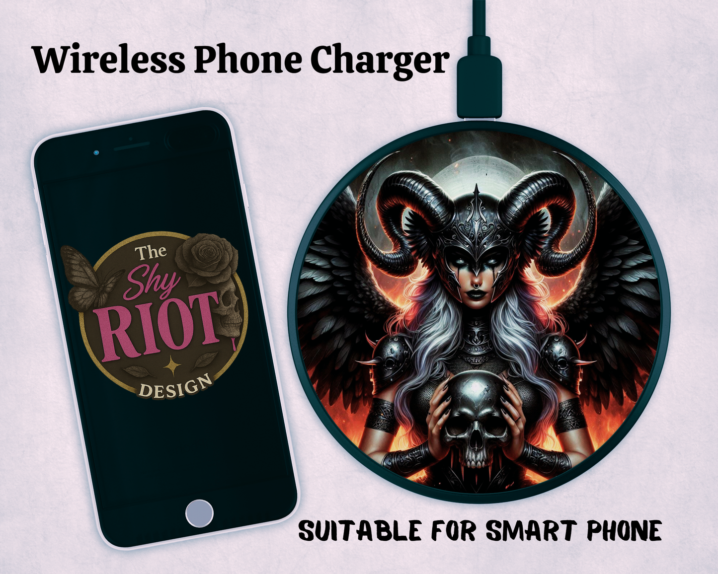 Wireless charger - Infernal Valkyrie