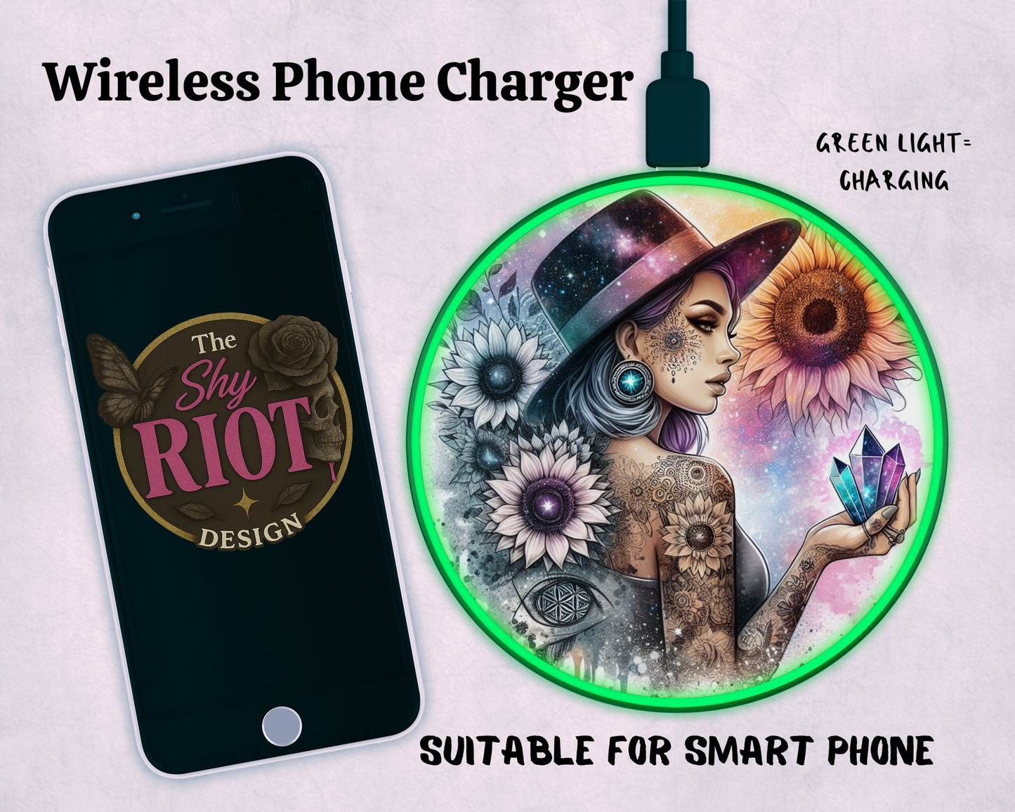 Wireless charger - Spellbound Glow