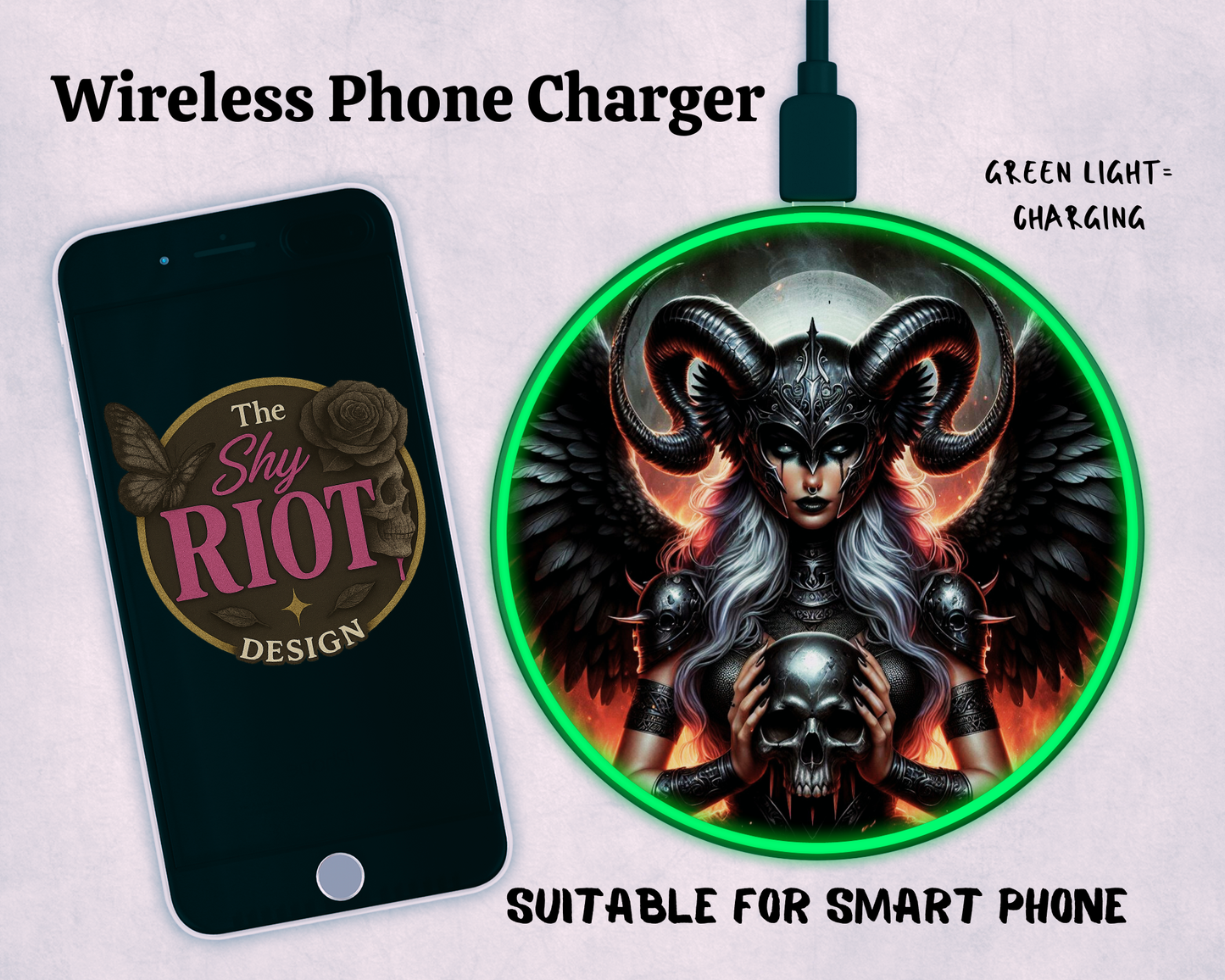 Wireless charger - Infernal Valkyrie