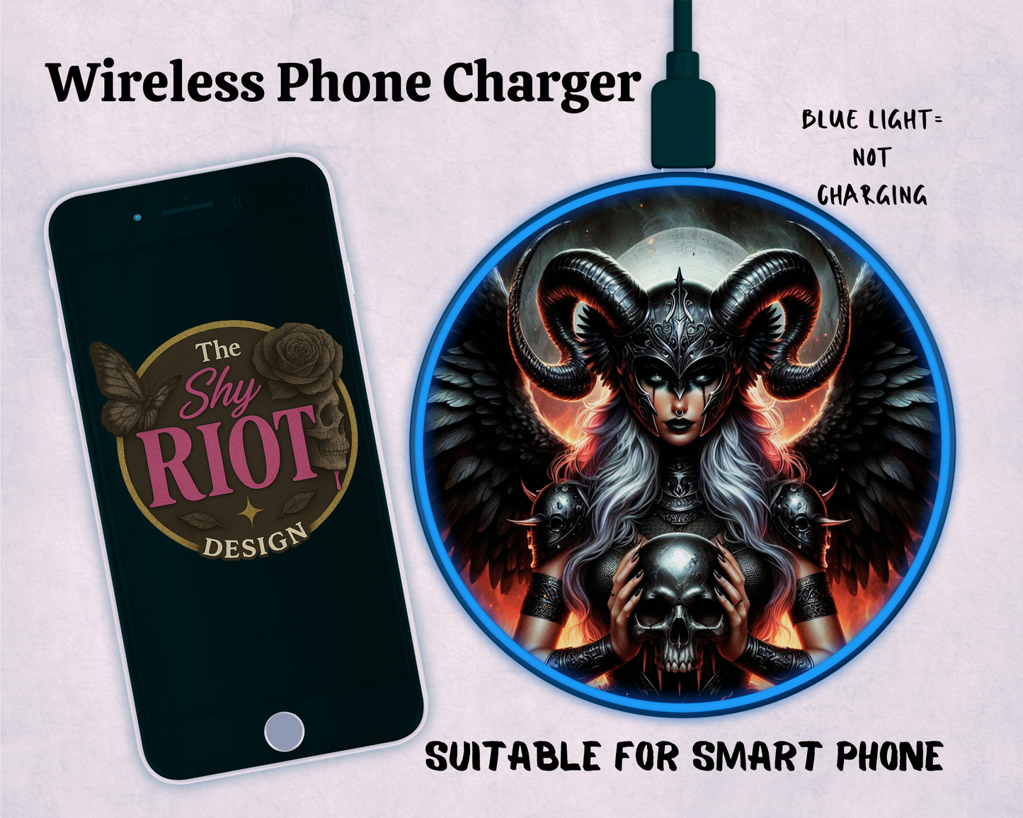 Wireless charger - Infernal Valkyrie