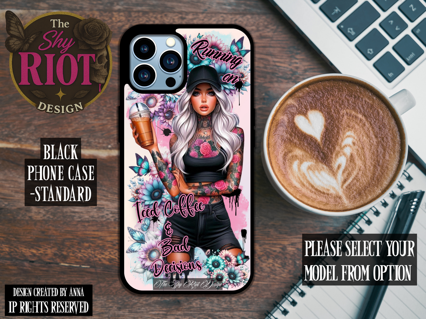 Iced Coffee Bad Decisions - Standard Phone Case