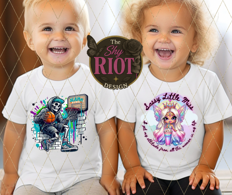 Kids Graphic Tees by The Shy Riot Design
