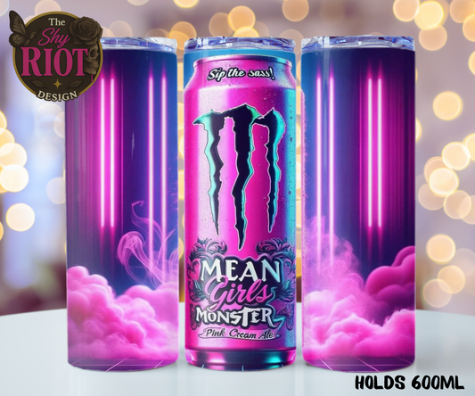 20oz Tumbler - Mean Girl Monster