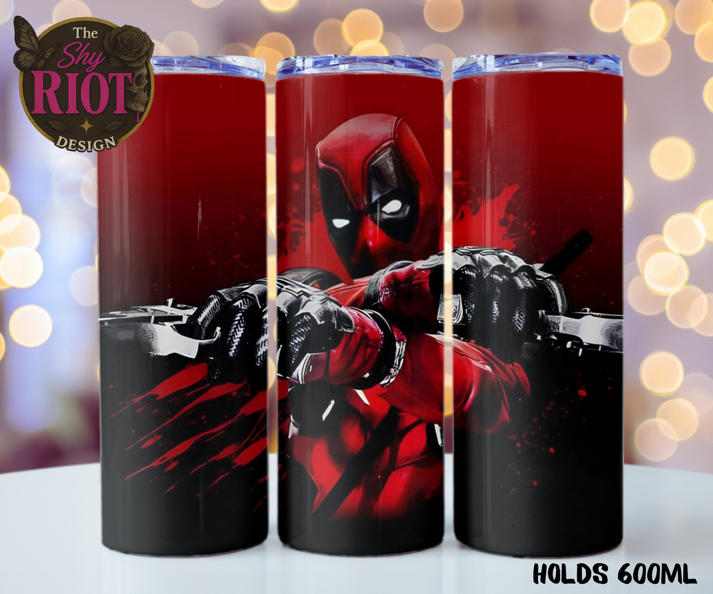 20oz Tumbler - Deadpool Maximum Effort