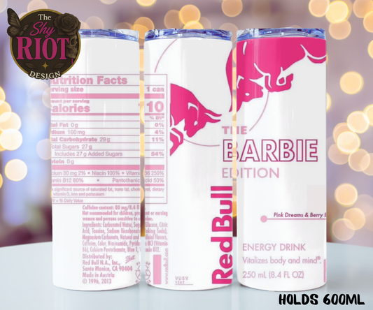 20oz Tumbler - RedBull Barbie