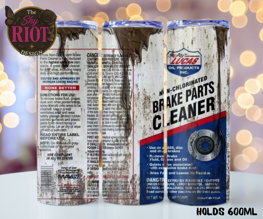 20oz Tumbler - Lucas Brake Cleaner