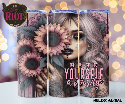 20oz Tumbler - Make Yourself A Priority