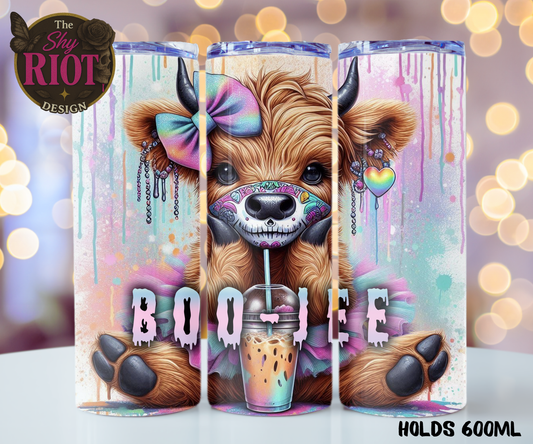 20oz Tumbler - Boojee Highland Cow