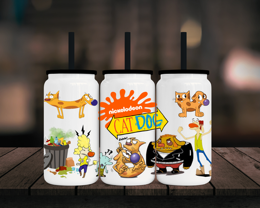 90’s Cartoon - 16oz Libbey Stainless Can