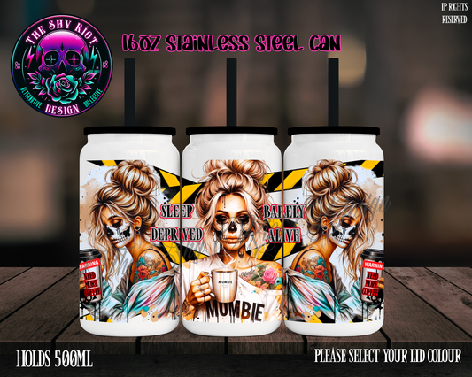 Mombie - 16oz Libbey Stainless Can