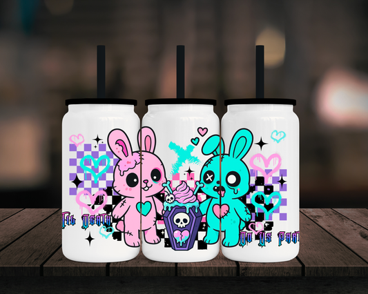 Bunny Love - 16oz Libbey Stainless Can