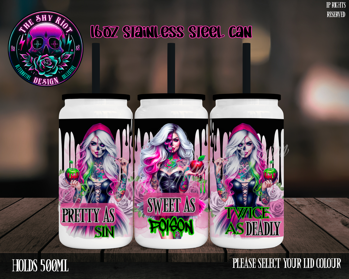 Pretty Deadly Sinner - 16oz Libbey Stainless Can