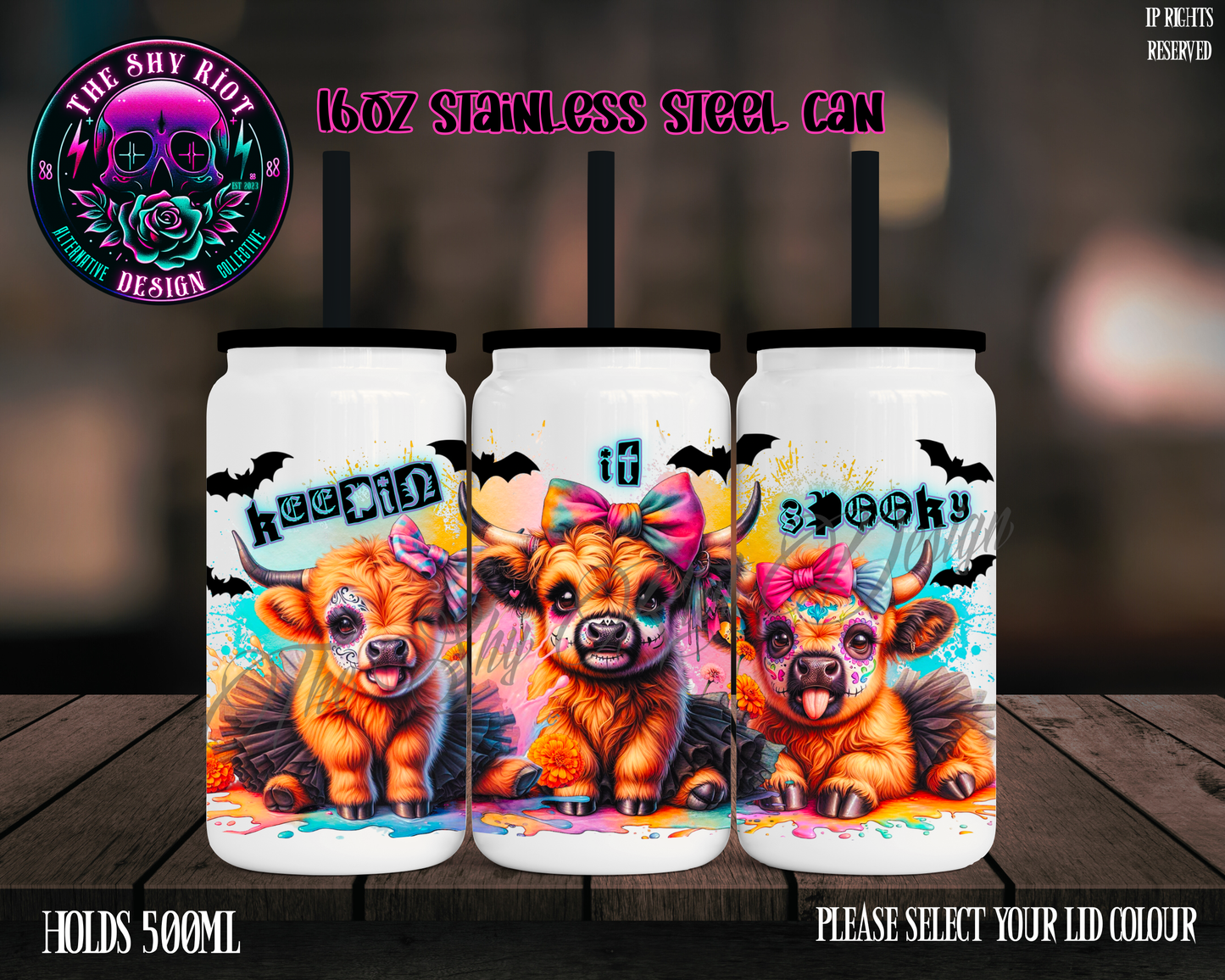 Keepin It Spooky - 16oz Libbey Stainless Can