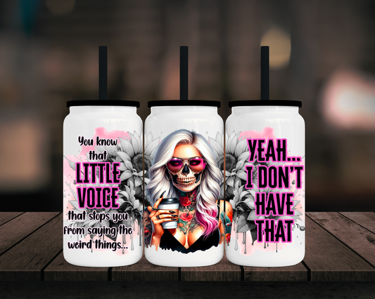 Little Voice - 16oz Libbey Stainless Can