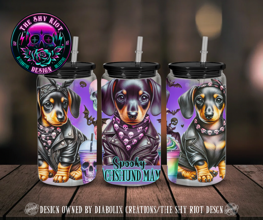 16oz - Spooky Doxie Mama