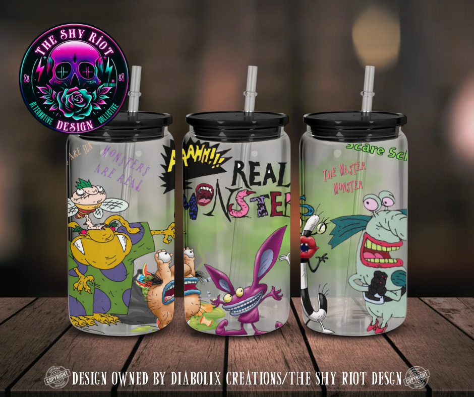 16oz - 90’s Cartoon Monsters