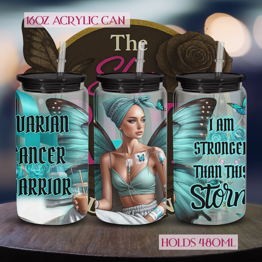 16oz - Ovarian Cancer Warrior
