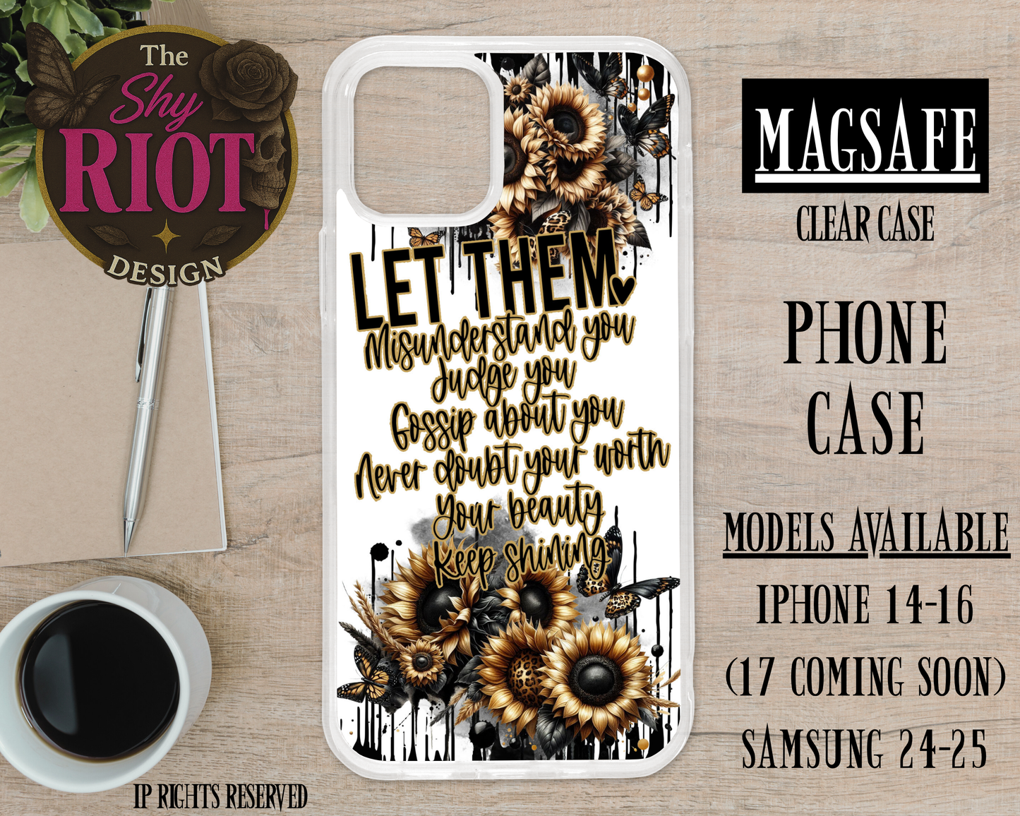 Let Them - Phone Case