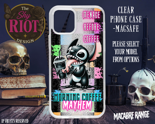 Menace Before Coffee - MagSafe Phone Case