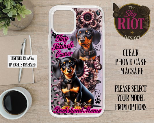 Dachshund Tiny Sasshole - MagSafe Phone Case
