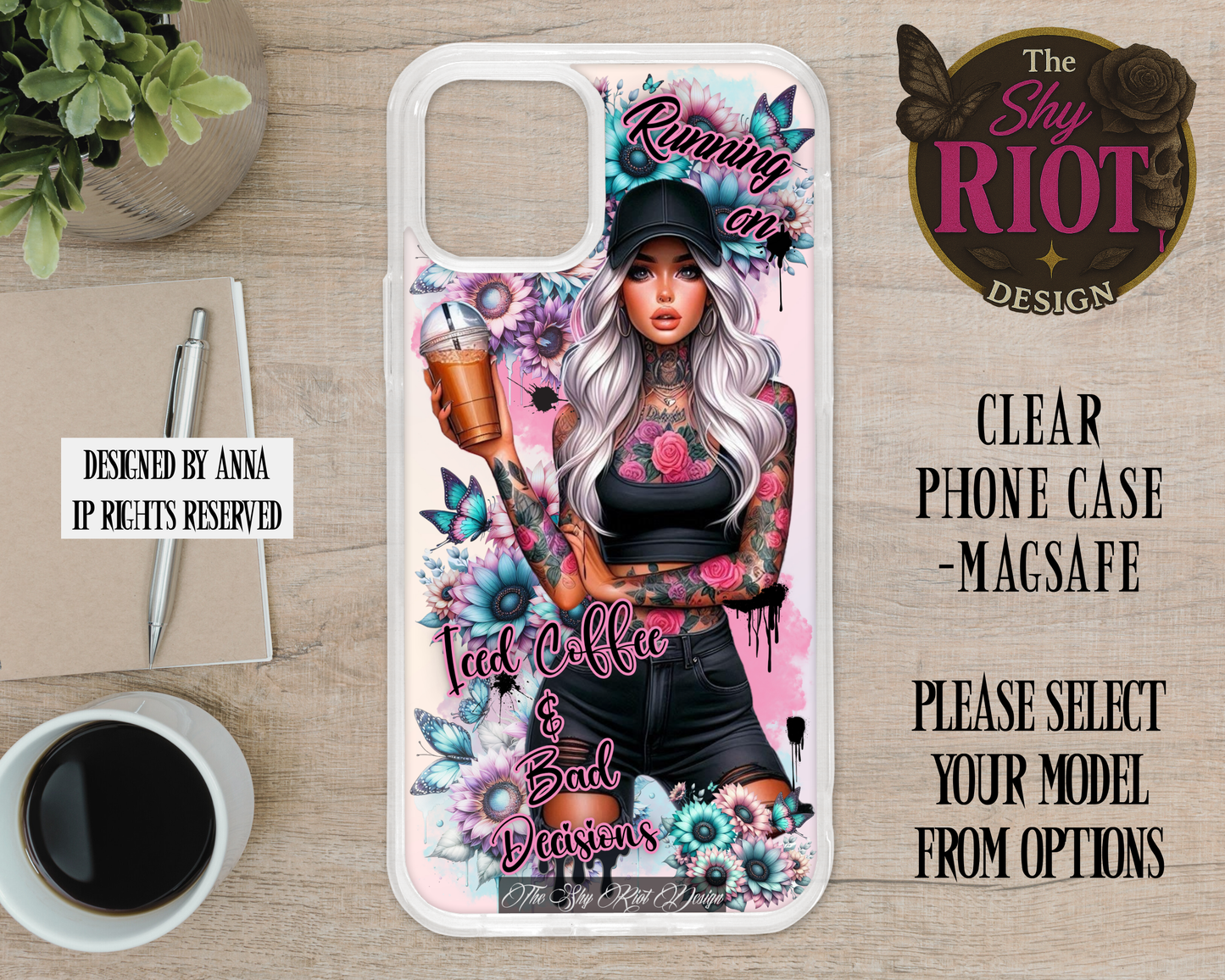 Iced Coffee Bad Decisions - MagSafe Phone Case