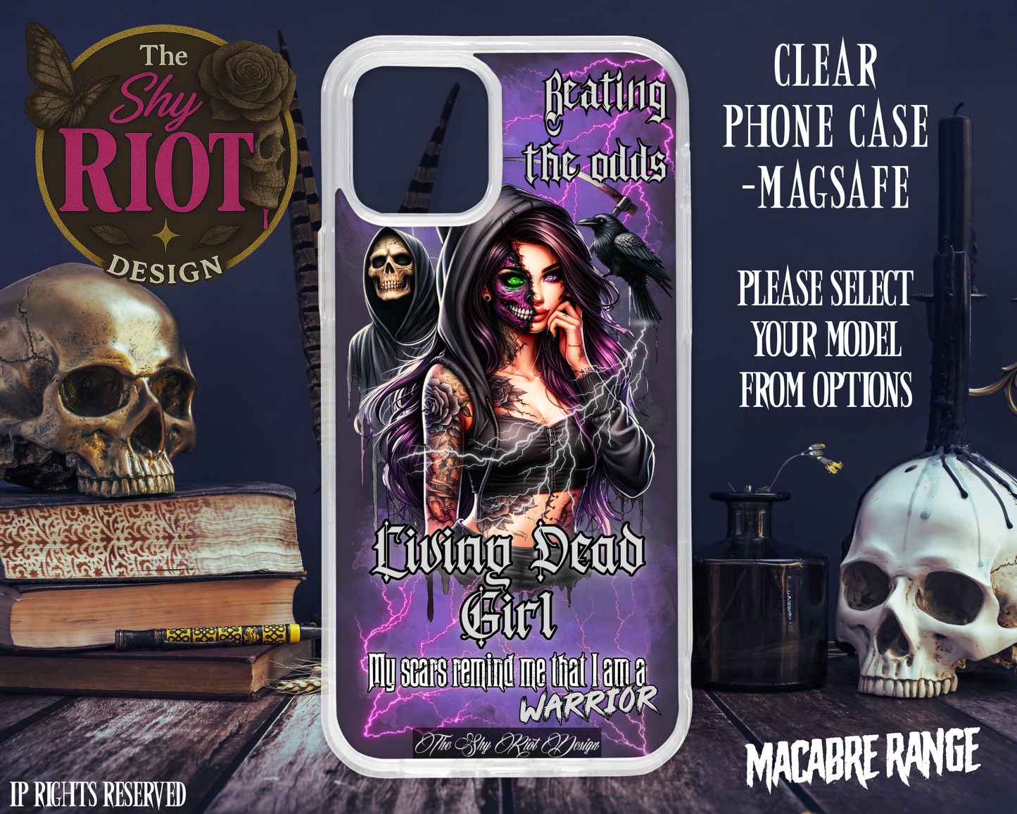 Living Dead Girl (purple) - MagSafe Phone Case