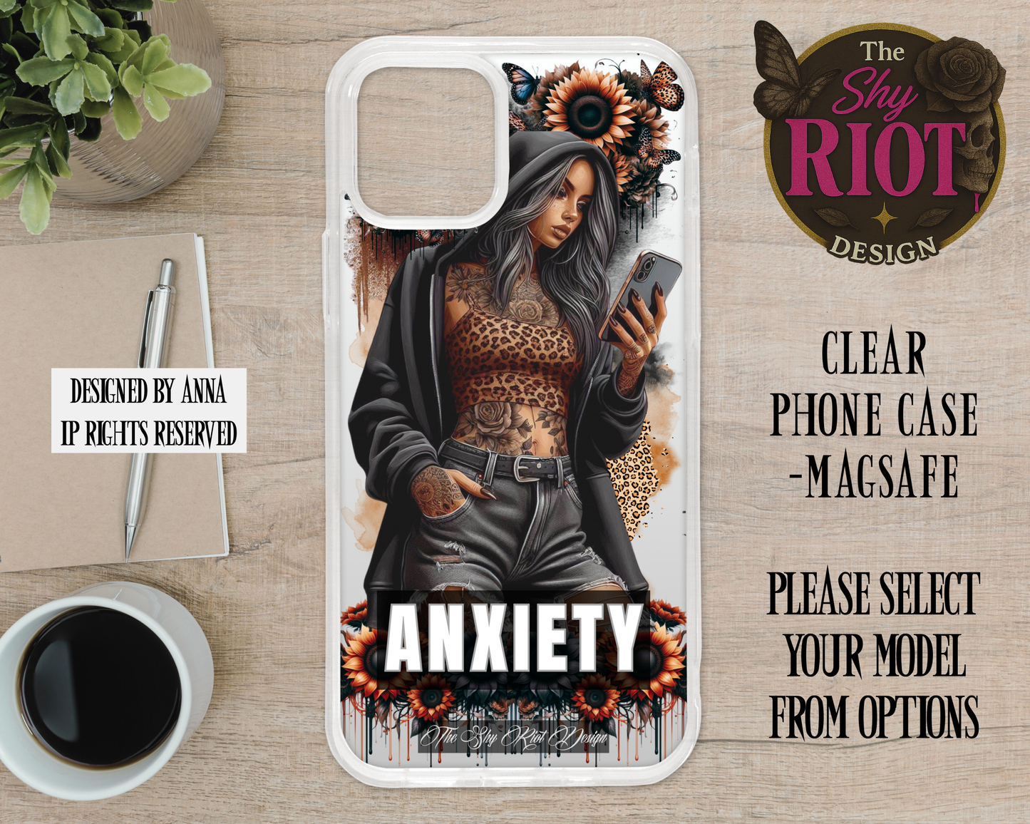 Anxiety Baddie - MagSafe Phone Case