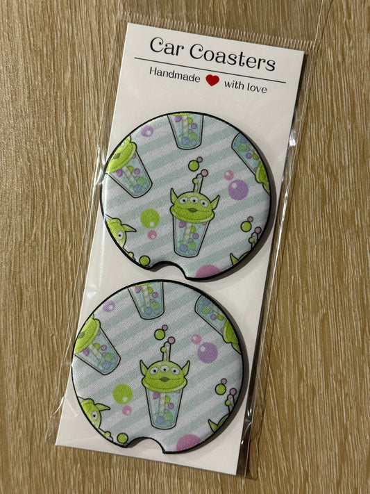 Pizza Planet Alien - Car Coasters