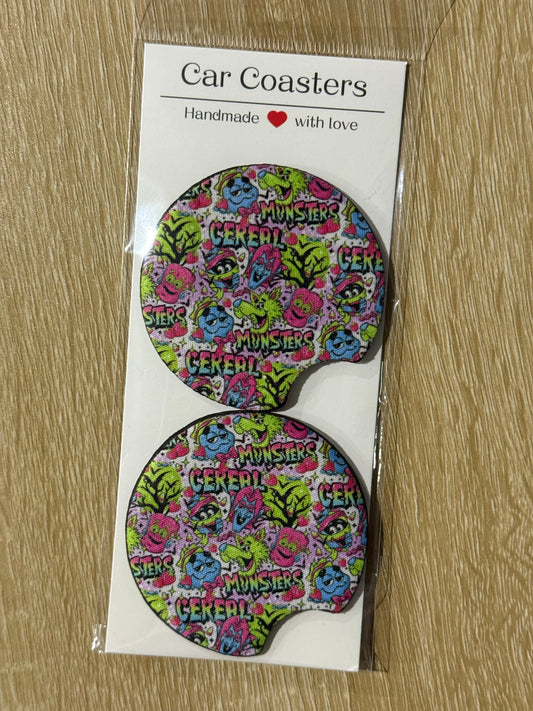 Cereal Munster - Car Coasters