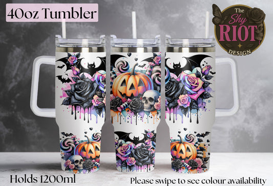 Pastel Goth Halloween - 40oz