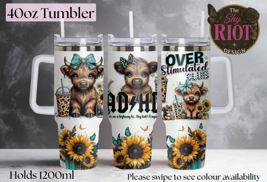 ADHD Moo (Teal) - 40oz