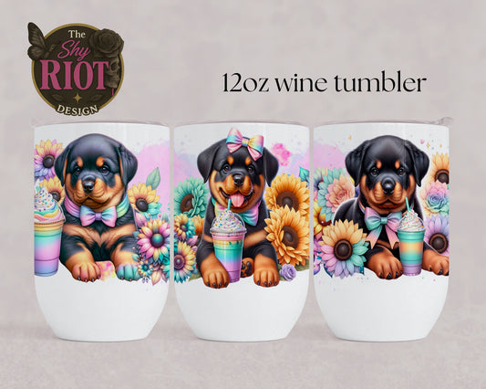 12oz wine tumbler - Rotti