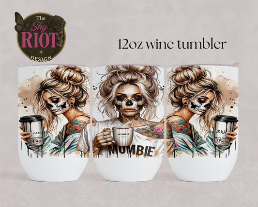 12oz wine tumbler - Mumbie